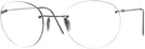 Round Matte Grey Wolke 105-0949 w/ AR Progressive No-Lines View #1