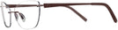 Rectangle Matte Brown Wolke 106-1553 w/ AR Progressive No-Lines View #3
