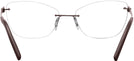 Rectangle Matte Brown Wolke 106-1553 w/ AR Progressive No-Lines View #4