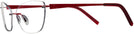 Rectangle Matte Red Wolke 106-1553 w/ AR Progressive No-Lines View #3