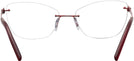 Rectangle Matte Red Wolke 106-1553 w/ AR Progressive No-Lines View #4