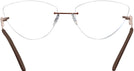 Cat Eye Matte Bronze Wolke 107-0857 w/ AR Progressive No-Lines View #4