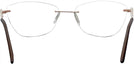 Rectangle Matte Bronze Wolke 107-1553 w/ AR Single Vision Full Frame View #4