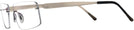 Rectangle Matte Gold Wolke 108-1153 w/ AR Progressive No-Lines View #3