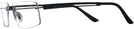 Rectangle Matte Black Wolke 109-1153 w/ AR Progressive No-Lines View #3