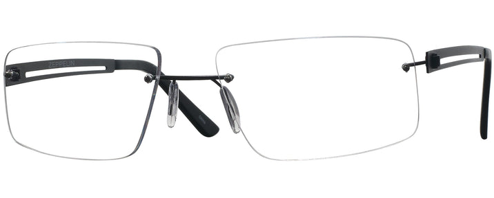 Rectangle Matte Black Wolke 109-1153 w/ AR Single Vision Full Frame View #1