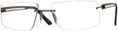 Rectangle Matte Brown Wolke 109-1153 w/ AR Progressive No-Lines View #1