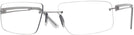 Rectangle Matte Dark Grey Wolke 109-1153 w/ AR Progressive No-Lines View #1