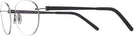Round Matte Black Wolke 110-0949 w/ AR Single Vision Full Frame View #3