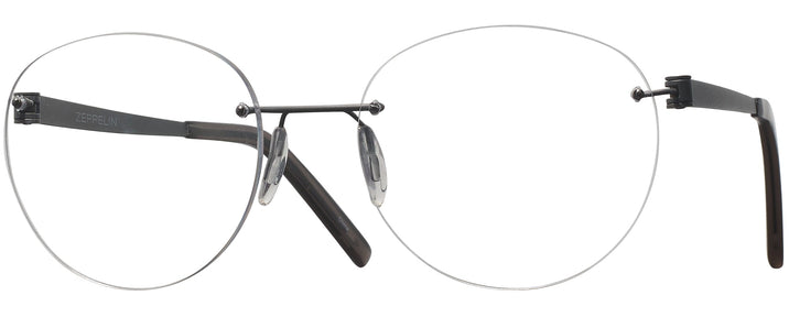 Round Matte Black Wolke 110-0949 w/ AR Progressive No-Lines View #1