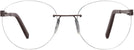 Round Matte Brown Wolke 110-0949 w/ AR Progressive No-Lines View #2