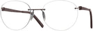 Round Matte Brown Wolke 110-0949 w/ AR Progressive No-Lines View #1