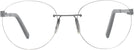 Round Matte Grey Wolke 110-0949 w/ AR Progressive No-Lines View #2