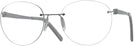 Round Matte Grey Wolke 110-0949 w/ AR Progressive No-Lines View #1
