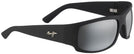 Rectangle Blk Rubber/Grey Lens Maui Jim World Cup 266 View #1