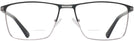Rectangle Gunmetal And Black LZ-48 Bifocal View #2
