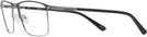 Rectangle Gunmetal And Black LZ-48 Bifocal View #3
