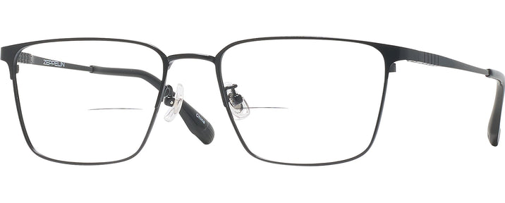 Rectangle Black LZ-49 Bifocal View #1