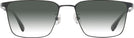 Rectangle Black LZ-49 w/ Gradient Progressive Reading Sunglasses View #2