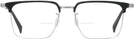 Square Black Silver LZ-50 Bifocal View #2