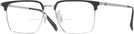 Square Black Silver LZ-50 Bifocal View #1