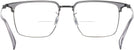 Square Grey Gunmetal LZ-50 Bifocal View #4