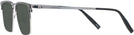 Square Black Silver LZ-50 Bifocal Reading Sunglasses View #3
