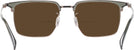Square Green/brown LZ-50 Bifocal Reading Sunglasses View #4