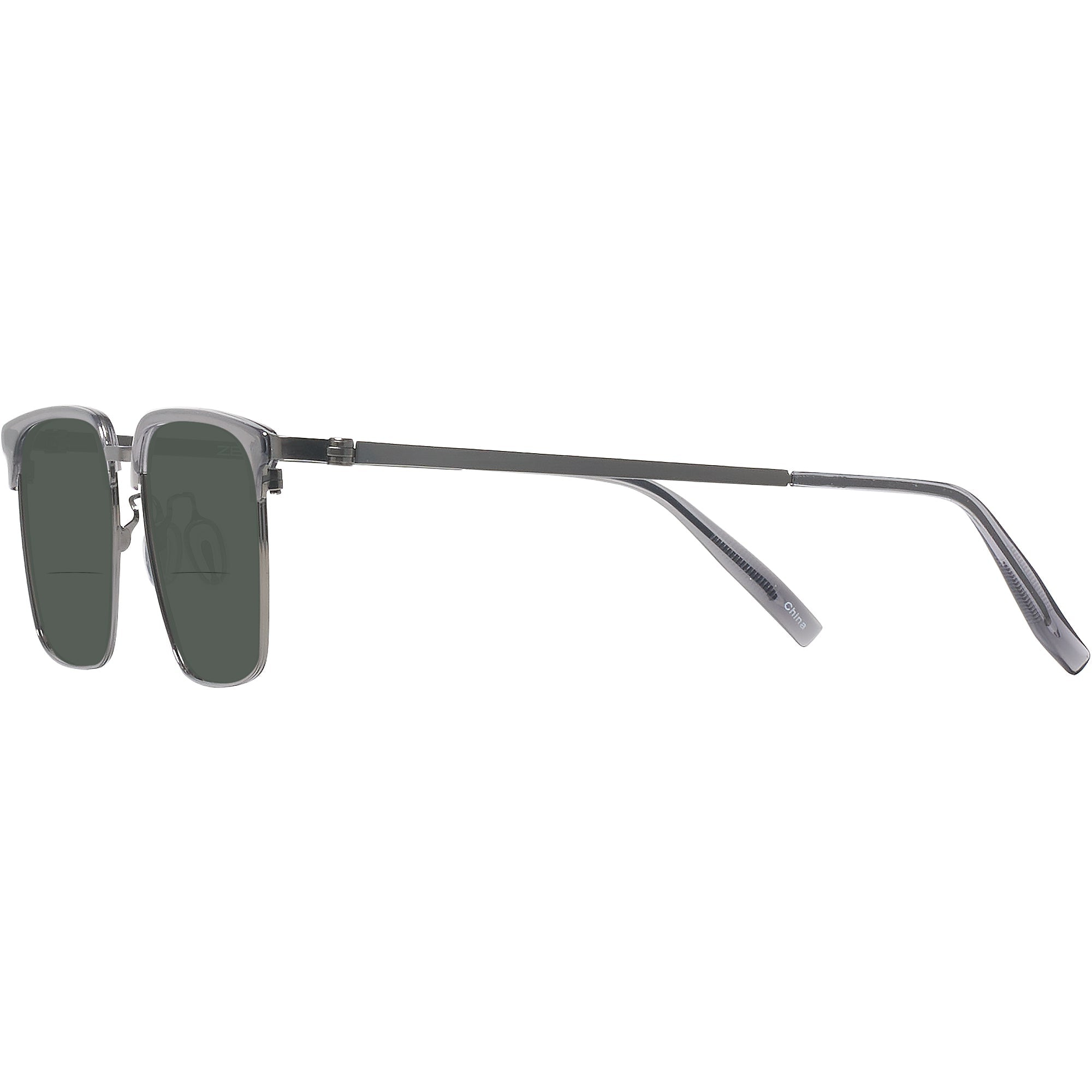Grey Gunmetal LZ-50 Bifocal Reading Sunglasses