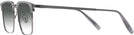 Square Grey Gunmetal LZ-50 w/ Gradient Bifocal Reading Sunglasses View #3