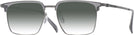 Square Grey Gunmetal LZ-50 w/ Gradient Progressive Reading Sunglasses View #1