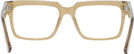 Rectangle Transparent Brown LZ-52 Single Vision Full Frame View #4