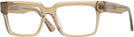 Rectangle Transparent Brown LZ-52 Progressive No-Lines View #1