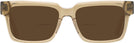Rectangle Transparent Brown LZ-52 Bifocal Reading Sunglasses View #2