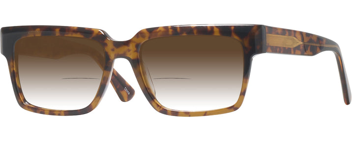 Rectangle Tortoise LZ-52 w/ Gradient Bifocal Reading Sunglasses View #1