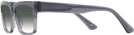 Rectangle Transparent Grey LZ-52 w/ Gradient Bifocal Reading Sunglasses View #3