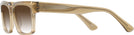 Rectangle Transparent Brown LZ-52 w/ Gradient Progressive Reading Sunglasses View #3