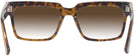 Rectangle Tortoise LZ-52 w/ Gradient Progressive Reading Sunglasses View #4