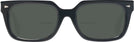 Rectangle Black LZ-54 Bifocal Reading Sunglasses View #2
