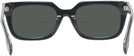 Rectangle Black LZ-54 Bifocal Reading Sunglasses View #4