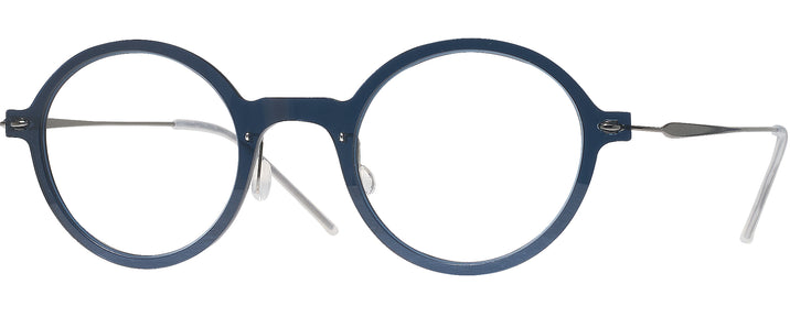 Round Dark Blue LZ-58 Progressive No-Lines View #1