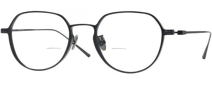 Round Black LZ-61 Titanium Bifocal View #1