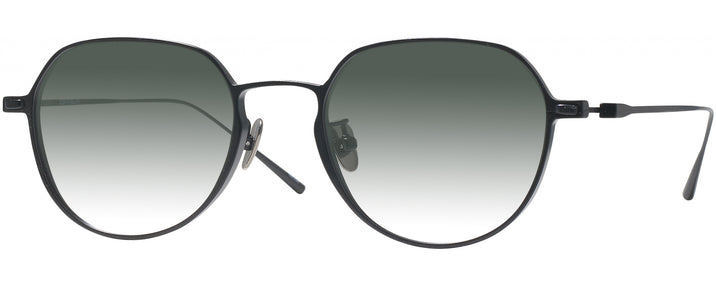 Round Black LZ-61 Titanium w/ Gradient Progressive Reading Sunglasses View #1