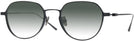 Round Black LZ-61 Titanium w/ Gradient Progressive Reading Sunglasses View #1