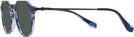 Round Transparent Striped Blue LZ-63 Titanium Progressive Reading Sunglasses View #3