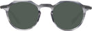 Round Transparent Striped Grey LZ-63 Titanium Progressive Reading Sunglasses View #2