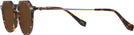 Round Tortoise LZ-63 Titanium Bifocal Reading Sunglasses View #3