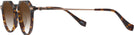 Round Tortoise LZ-63 Titanium w/ Gradient Bifocal Reading Sunglasses View #3