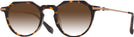 Round Tortoise LZ-63 Titanium w/ Gradient Progressive Reading Sunglasses View #1