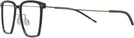 Square Black With Gold LZ-65 Titanium Bifocal View #3